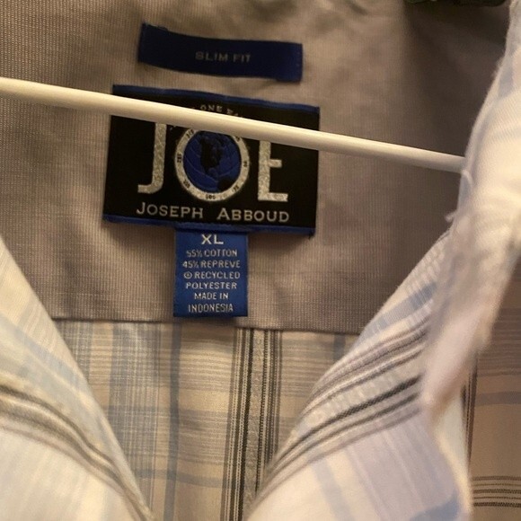Joseph Abboud JOE Just One‎ Earth Men's Buttoned Shirt Slim Fit XLarge - Picture 3 of 5